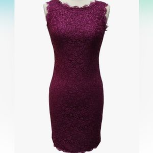 Berydress Women's Midi Dress Slimming Full Lace Party Cocktail Dress